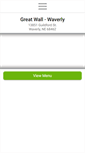 Mobile Screenshot of greatwallwaverly.com